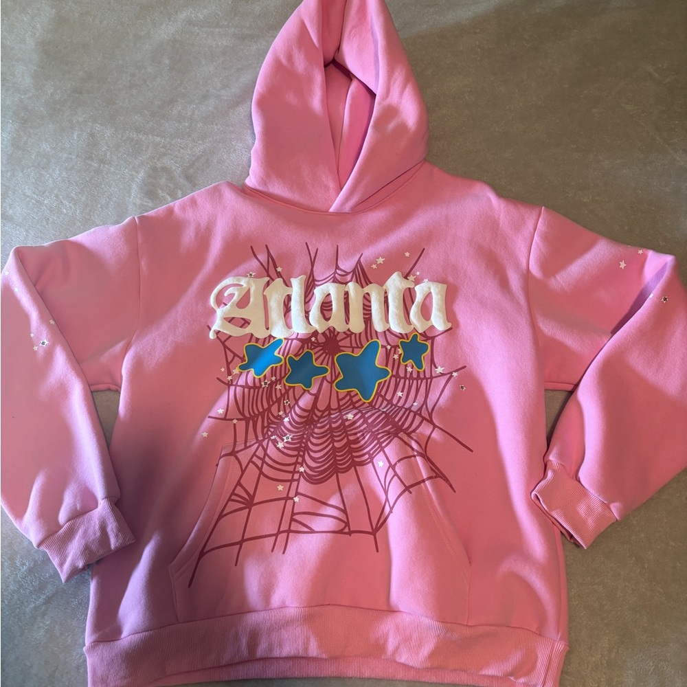 Pink Atlanta Spider Hoodie